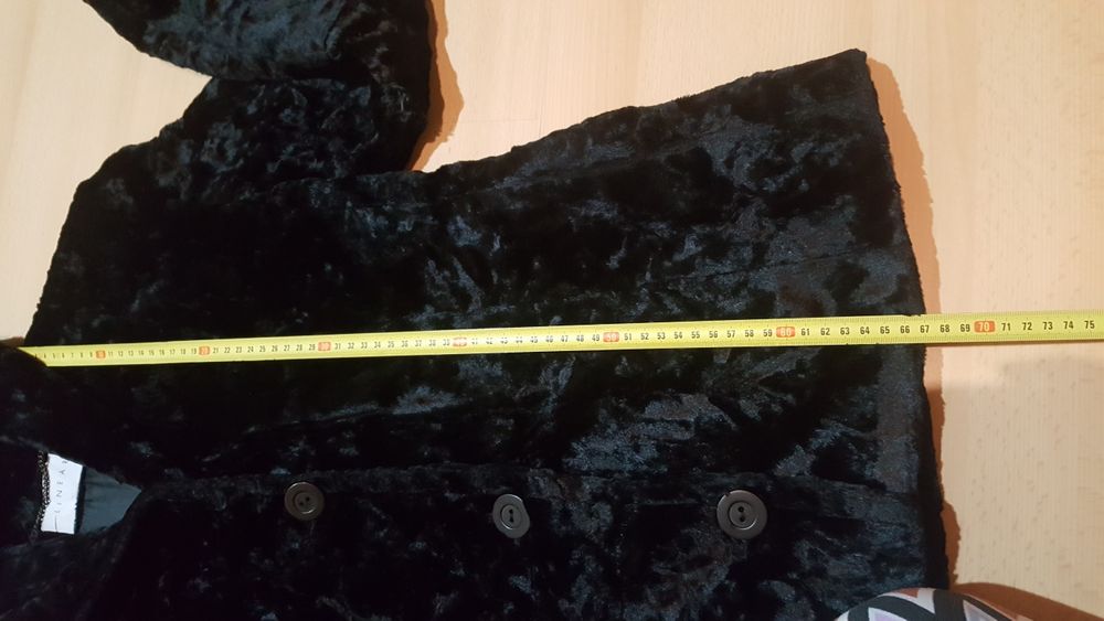 Kurtka futerko z kapturem Linear