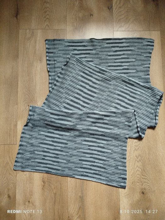 Duży szary szal / narzutka