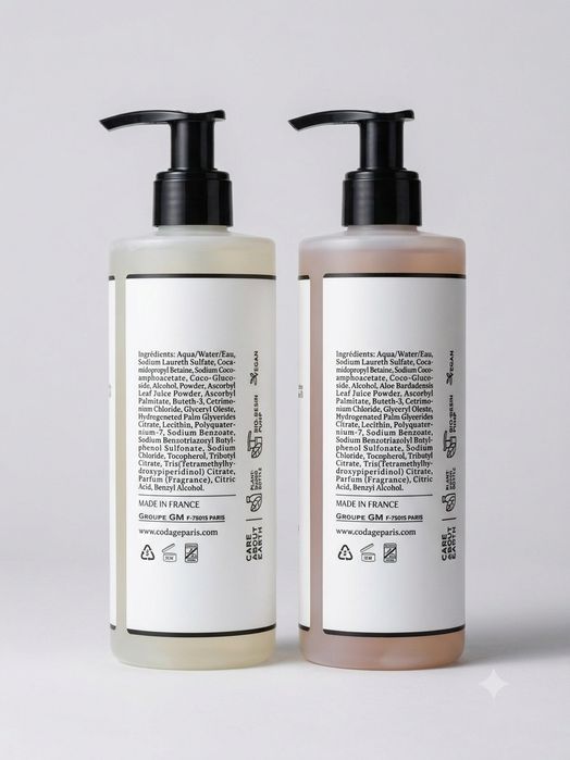 Luksusowy Zestaw CODAGE Paris (Żel + Szampon) 2x300ml