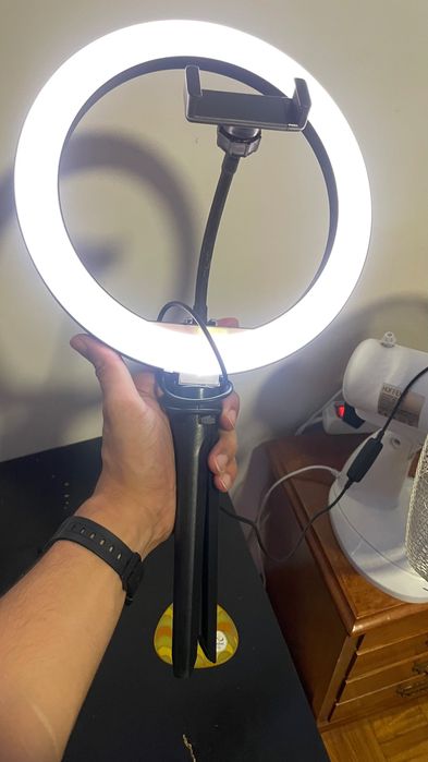 Ring light com suporte