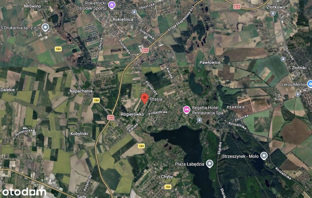 UNIKAT | Działka budowlana z MPZP | Jezioro Kierskie| 1001 m² - Widok 5