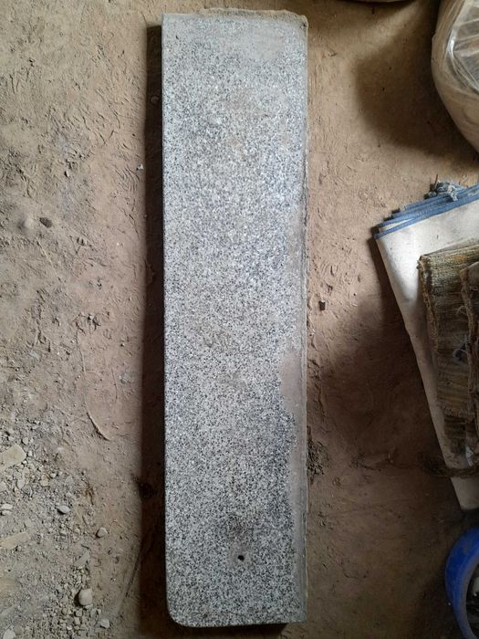 Płyty na schody zewnętrzne, stopnice z lastryko, grube (3 sztuki)