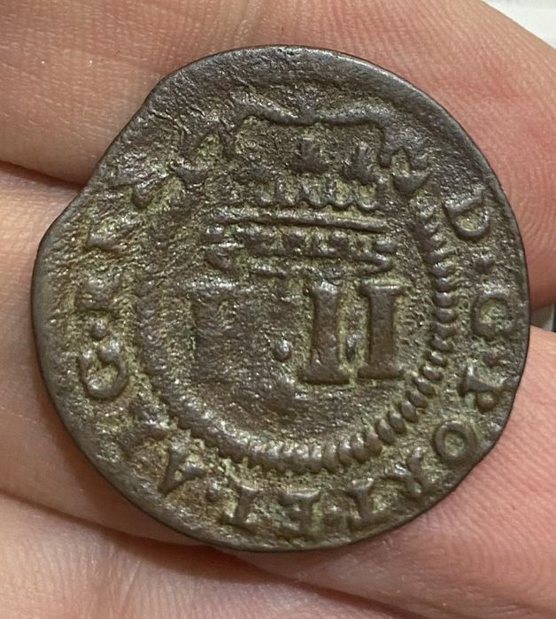 Coin III Reis D. PEDRO II - 1699