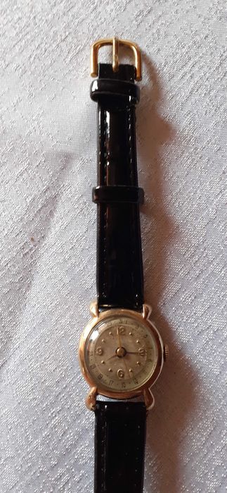 Zegarek zabytkowy BENRUS DATA 10K R.G.P. 17 Jewels antyk.