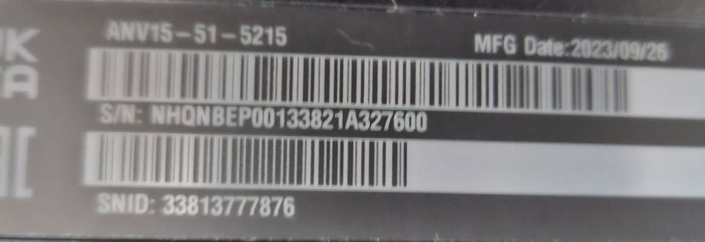 Ноутбук Acer Nitro V 15
