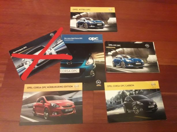 Opel Opc - Catálogos