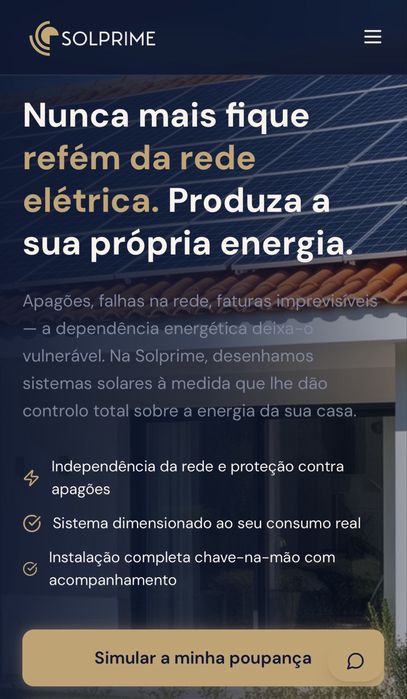 Sistema Solar com Bateria – Energia Mesmo em Apagões (Simulação Grátis)