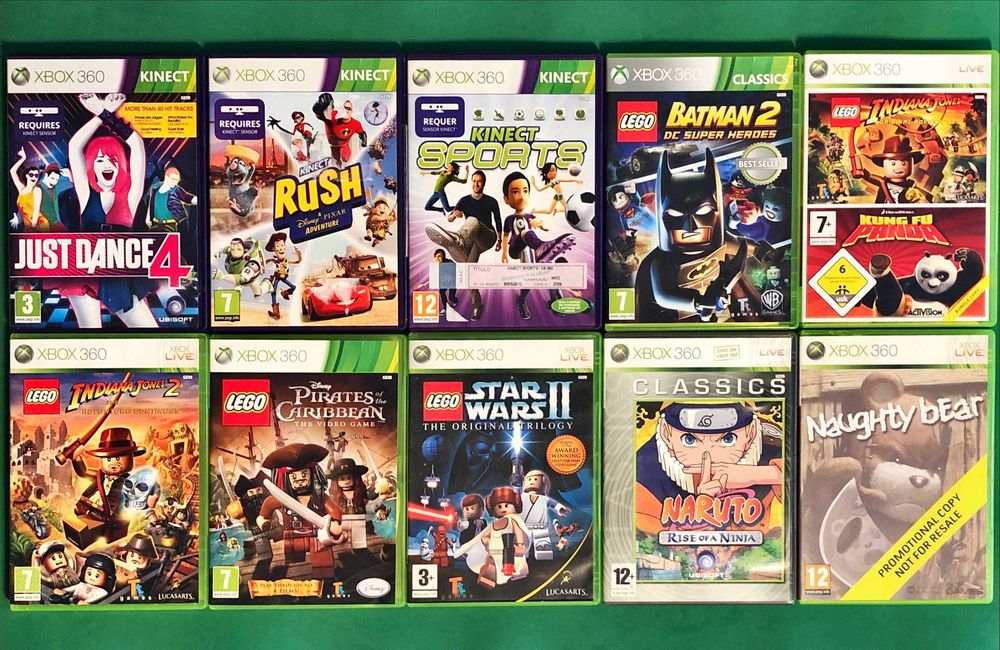 XBOX 360 [desde 4€] Alien Catherine Kinect Lego Ninja Shaddai Sports