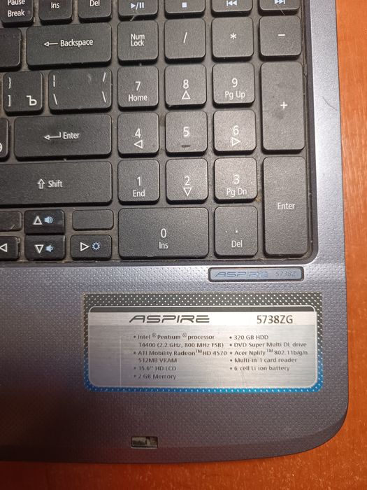 Продам ноутбук aser