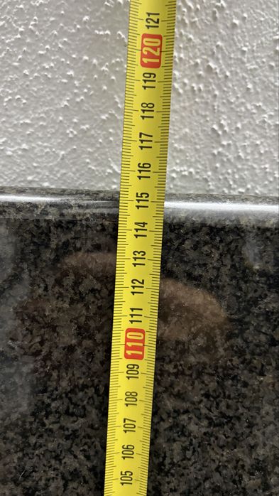 Pedra bancada - Granito preto