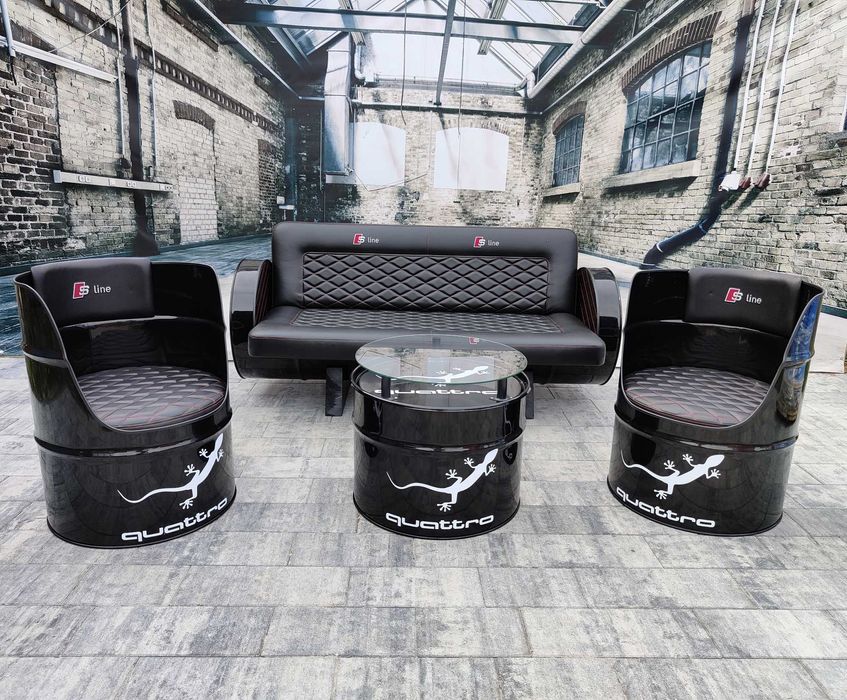 Meble z beczek z Haftem jakość Premium !!!