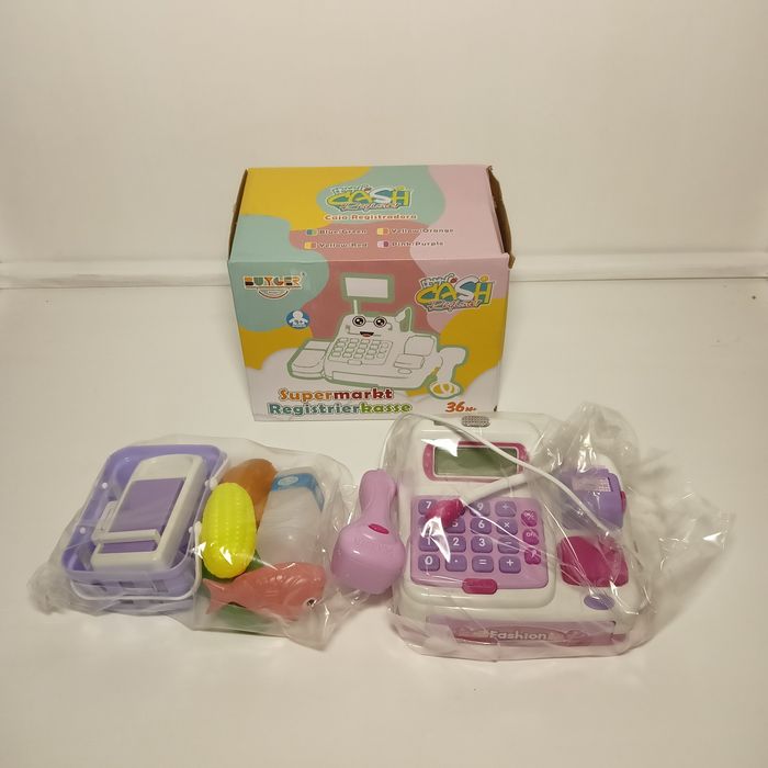 Zabawka kasa fiskalna z akcesoriami