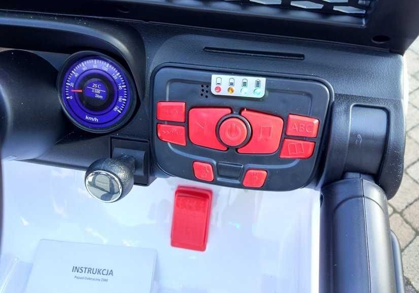 Auto na Akumulator DUŻY JEEP DLA DZIECI 4x4 S2388 biały