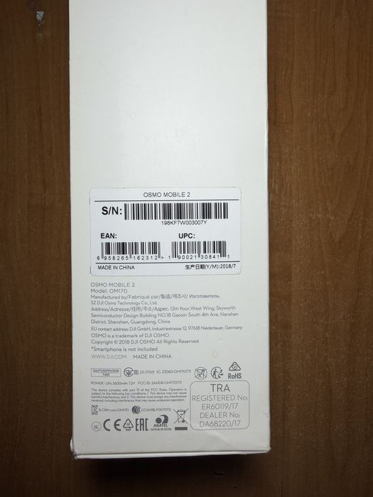 Gimbal DJi OSMO Mobile 2 szary