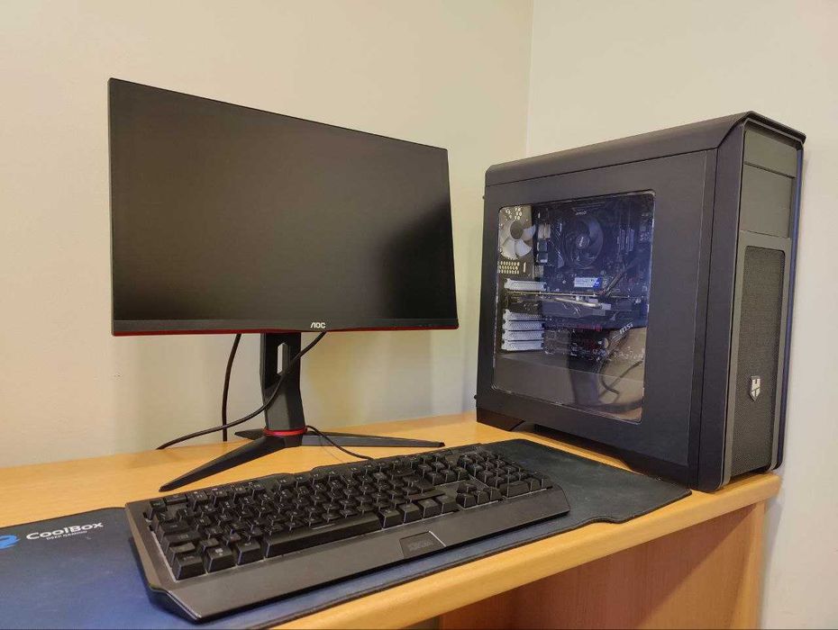 PC Gaming(AMD Ryzen 5 2600, RX 580 8GB, 16gb RAM, 500 GB SSD, 1TB HDD)