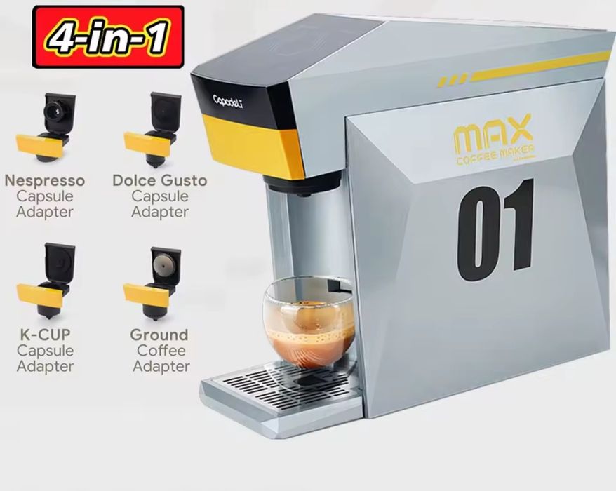 Кофемашина Capadeli Max One для молотого кофе и капсул Dolce Gusto