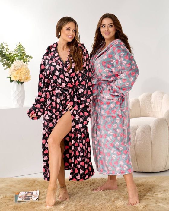 Халат теплий махровий