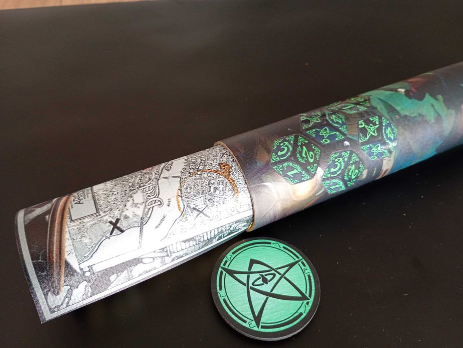 Piękna tuba na matę do gry Arkham Horror - wersja LUX.