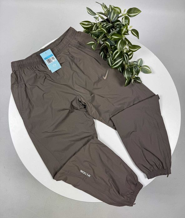 Штани Nike Nocta шоколадні | Найк Нокта нейлонові | S-XXL