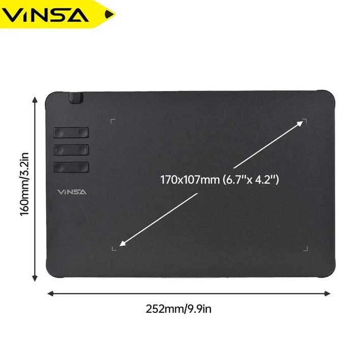 Графічний планшет VINSA T605.