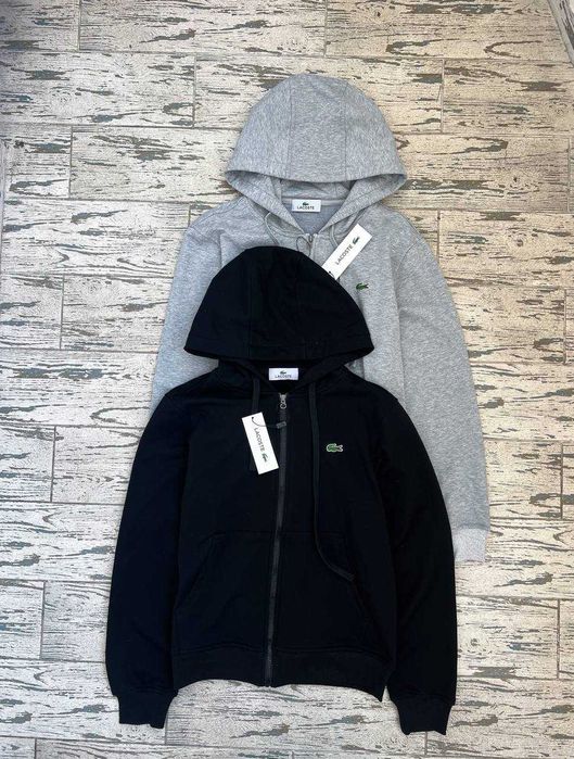 Zip Hoodie Lacoste | Чоловіча худі на замку | YKK