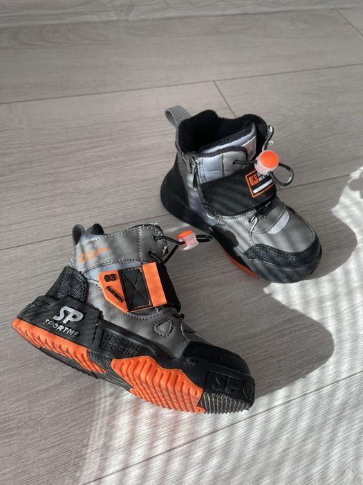 Черевики на флісі,демісезонні черевики на хлопчика,хайтопи