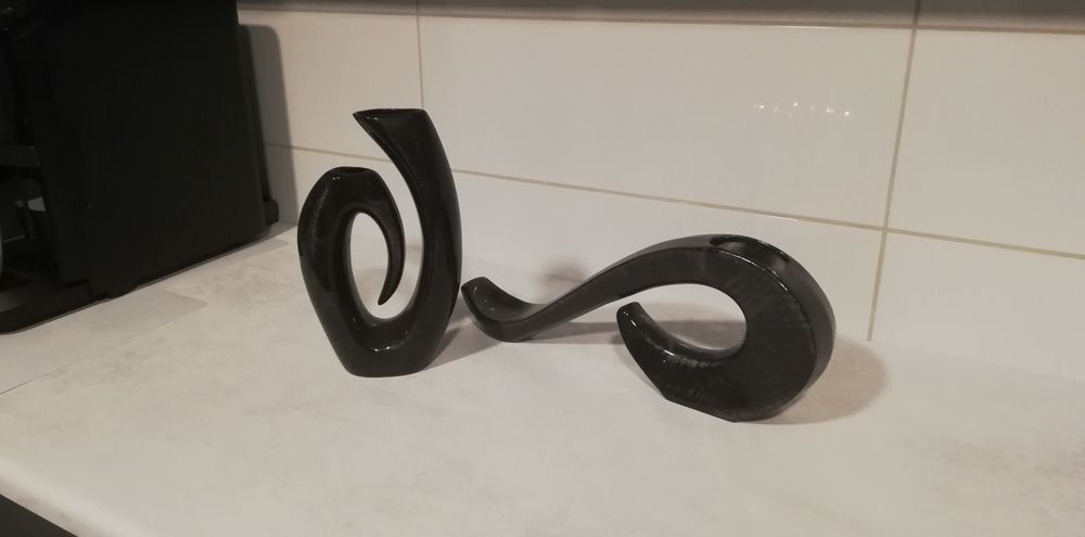 Ozdoby na meble wazon świecznik figurki komplet