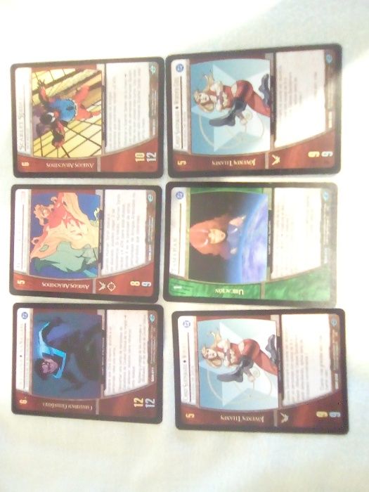 28 Cartas DC VS System e Marvel