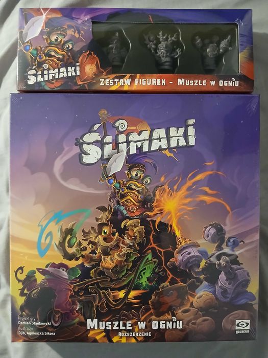 Ślimaki: Muszle w Ogniu + figurki