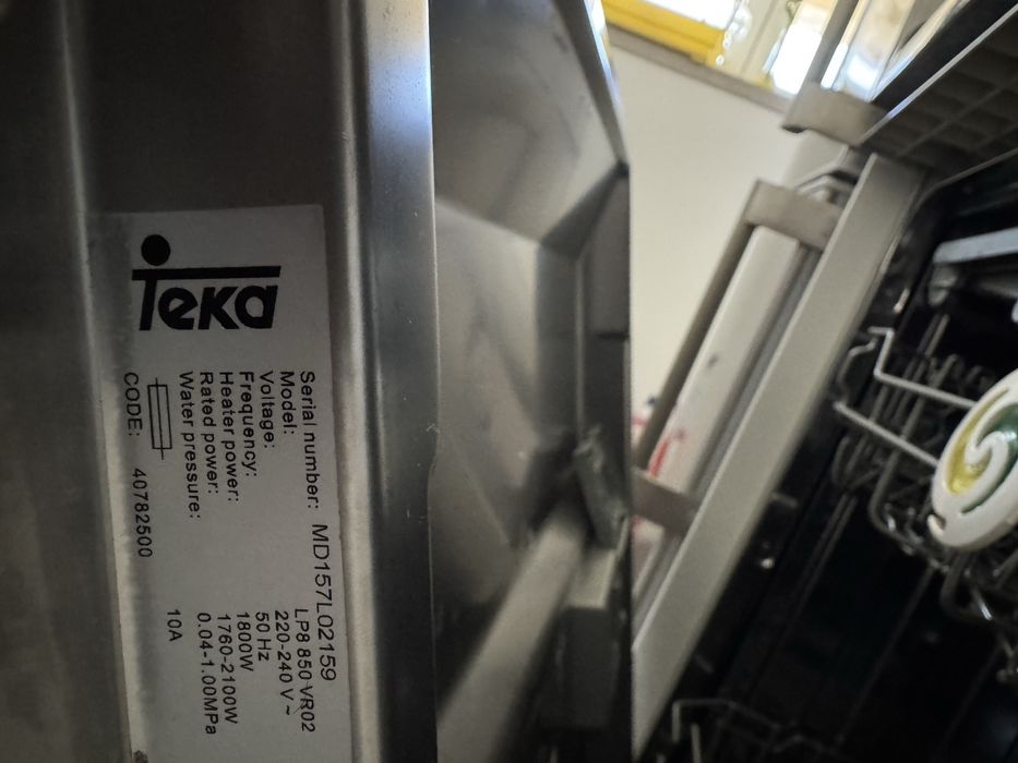 Maquina de lavar TEKA 850  A++ aço inox