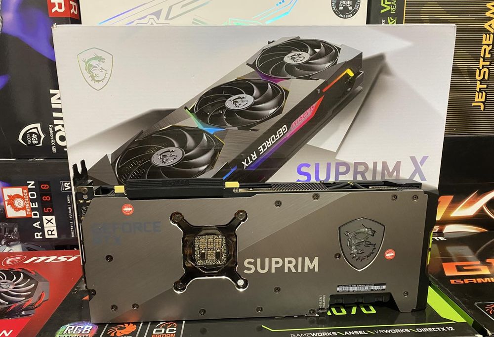 Видеокарта MSI GEFORCE SUPRIM X RTX 3080 10Gb LHR и другие карты ОБМЕН