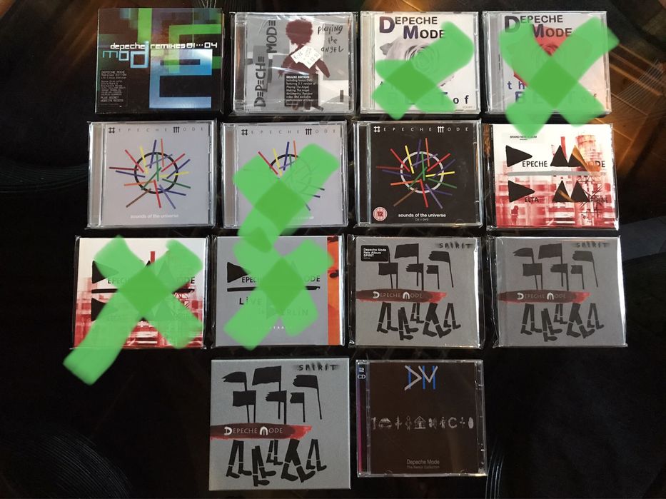 Depeche Mode cd Europe France Germany