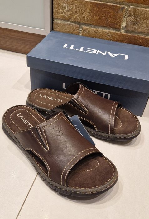 Klapki męskie Lanetti rozm. 45