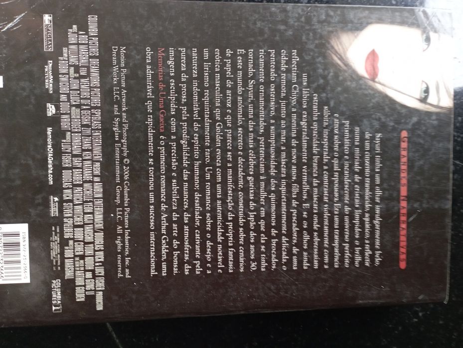 Livro "Memórias de uma Gueixa" Arthur Golden