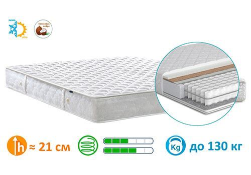 НЕДОРОГО! Матрас 160x200 и другие размеры для кровати зима лето СКЛАД