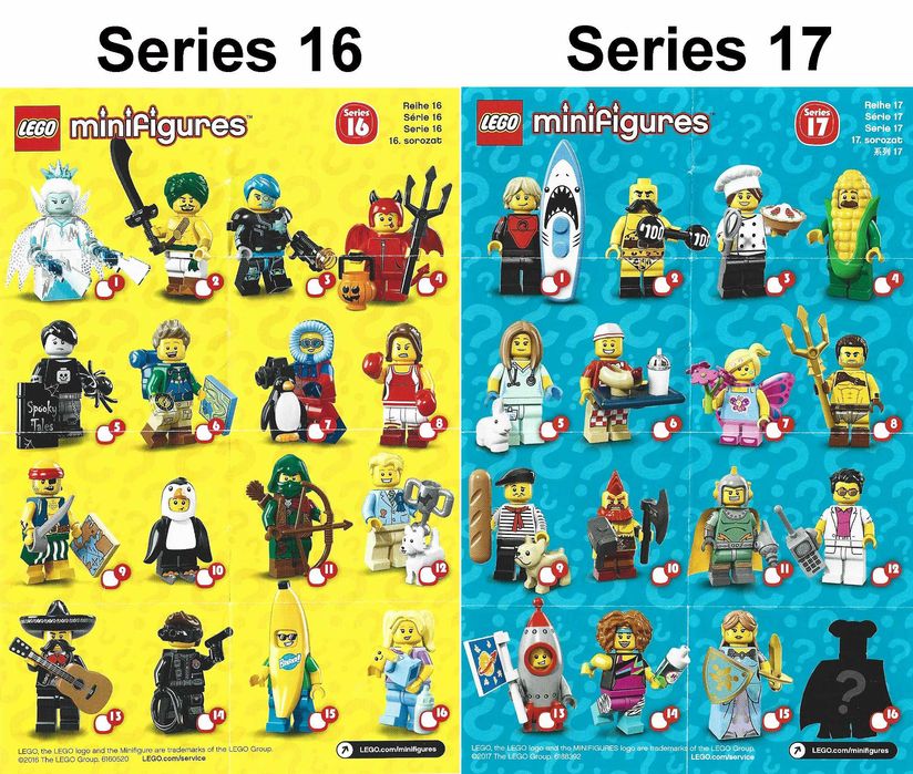LEGO® MINIFIGURAS NOVAS - Várias Series - da 14 à Series 27