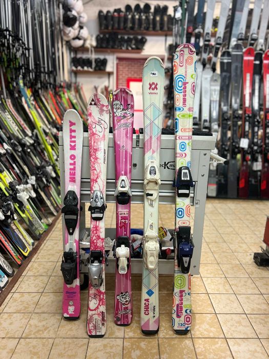 板127cm ブーツ21~22cm ストック ビンディング 子供用スキーセット スキー板+ブーツセット キッズ 90cm/17cm スキー板+ブーツセット