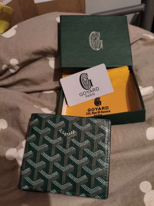 Portfel goyard zielony