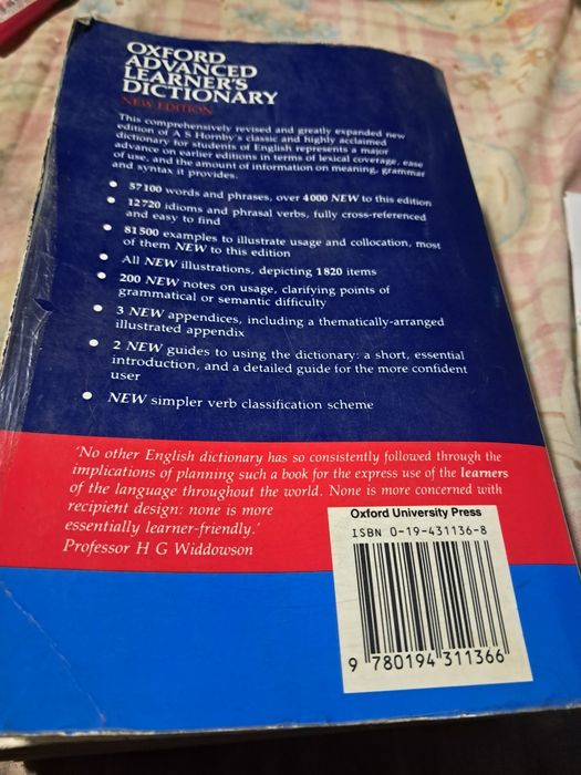 OXFORD ADVANCD LEARNERS Dictionary