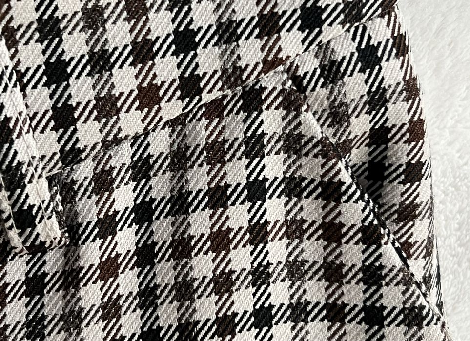 Damskie spodnie w kratkę