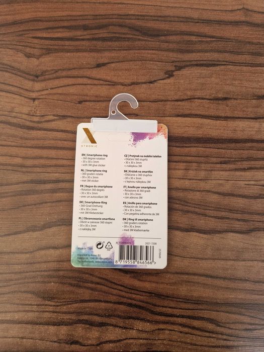 Smartphone Ring srebrny