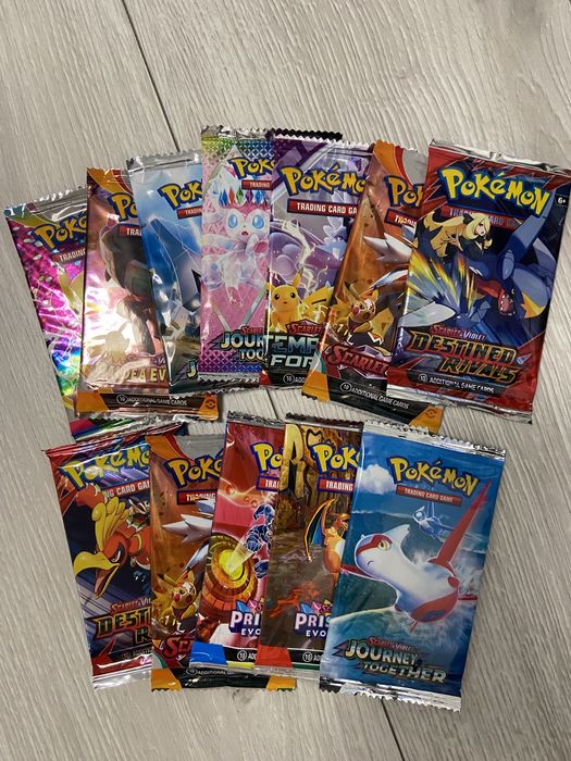 Karty Pokemkn dla dzieci.12 paczek