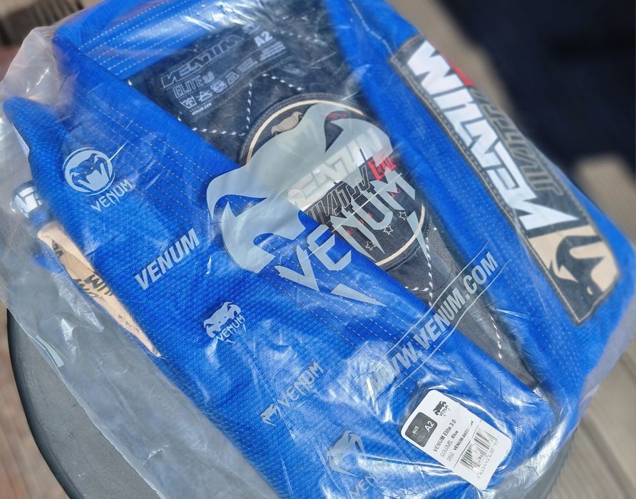Kimono GI BJJ Venum Elite 3.0 A2 nowe niebieskie