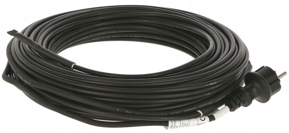 Przewód grzewczy do rynien rur termostat 200W 10 m