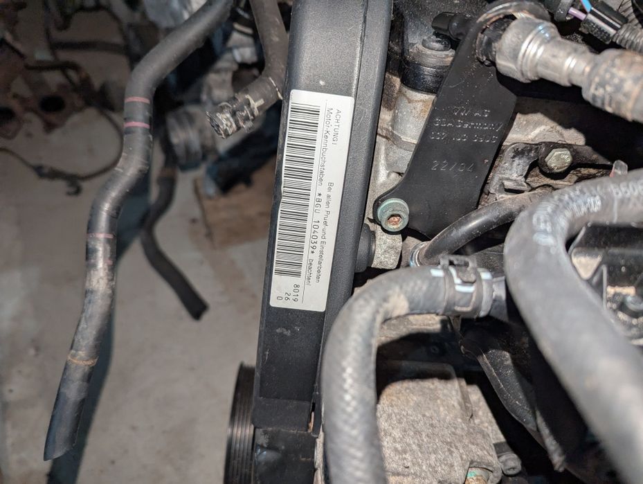 Двигун, мотор, двігатєль 1.6 BGU,BSE,MPI фольцваген гольф 5, шкода А5