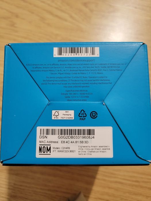 Колонка Amazon  echo pop від alexa