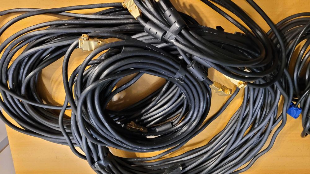 Cabos VGA diversos tamanhos