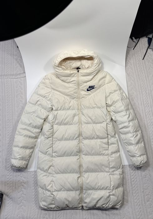Пуховик плащ nike двосторонній