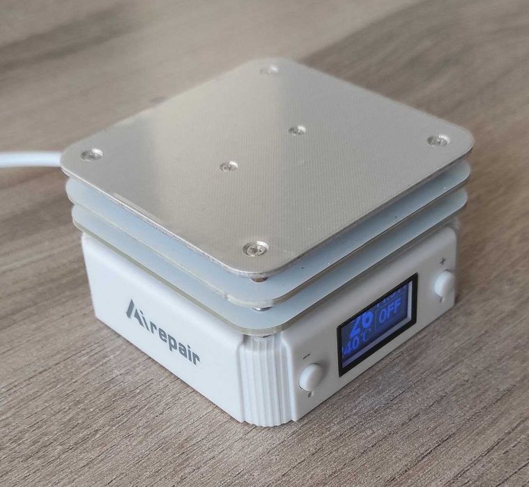 Podgrzewacz lutownica mini płyta grzewcza naprawa AIREPAIR HP-65M 65W