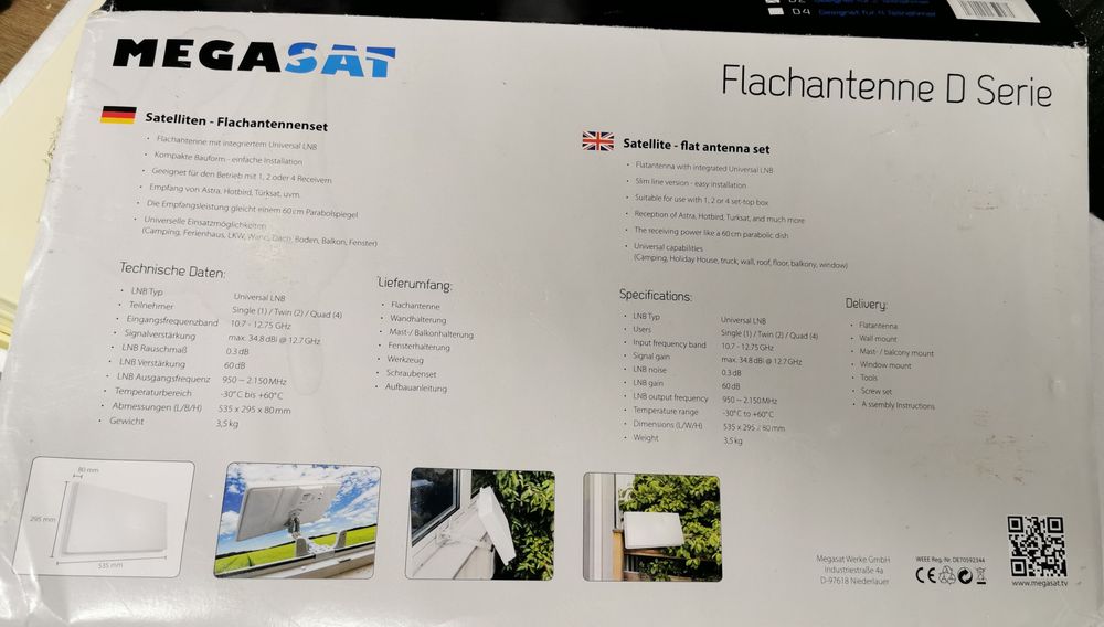 Antena Megasat D2